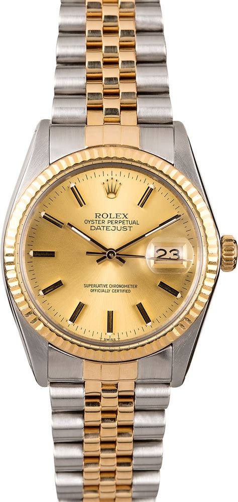 1978 16013 rolex datejust two tone|Rolex 16013 market price guide.